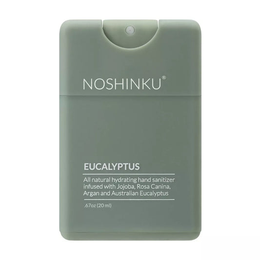 PREORDEN -NOSHINKU Refillable Eucalyptus Ultra-Moisturizing Pocket Sanitizer - Travel Size - 20 ml - Trial Size - 20mL - 2 A 4 SEMANAS EN LLEGAR
