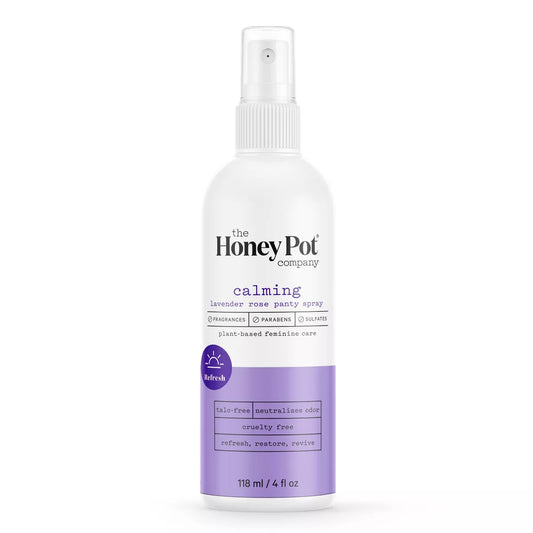 PREORDEN -The Honey Pot Company, Refreshing Lavender Rose Panty and Body Plant-Derived Deodorant Spray - 4 fl oz - 2 A 4 SEMANAS EN LLEGAR