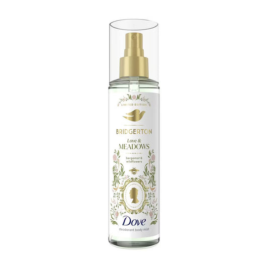 PREORDEN -Dove Beauty Limited Edition Bridgerton Body Mist - Love & Meadows - Bergamot & Wildflowers Scent - 8oz- 2 A 4 SEMANAS EN LLEGAR