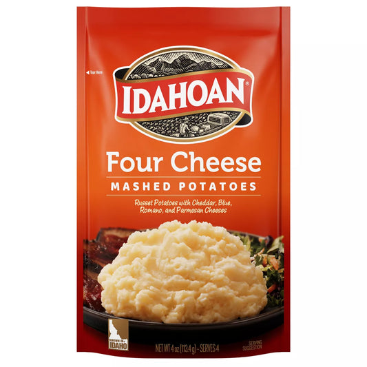 Idahoan Gluten Free Four Cheese Mashed Potatoes - 4oz