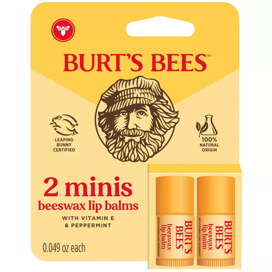 PREORDEN -Burt's Bees Beeswax Lip Balm - 0.049oz/2ct - 2 A 4 SEMANAS EN LLEGAR