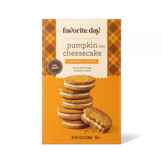 PREORDEN -Harvest Pumpkin Cheesecake Cookies - 10.6oz - Favorite Day™ | REVISA TIEMPOS DE ENTREGA