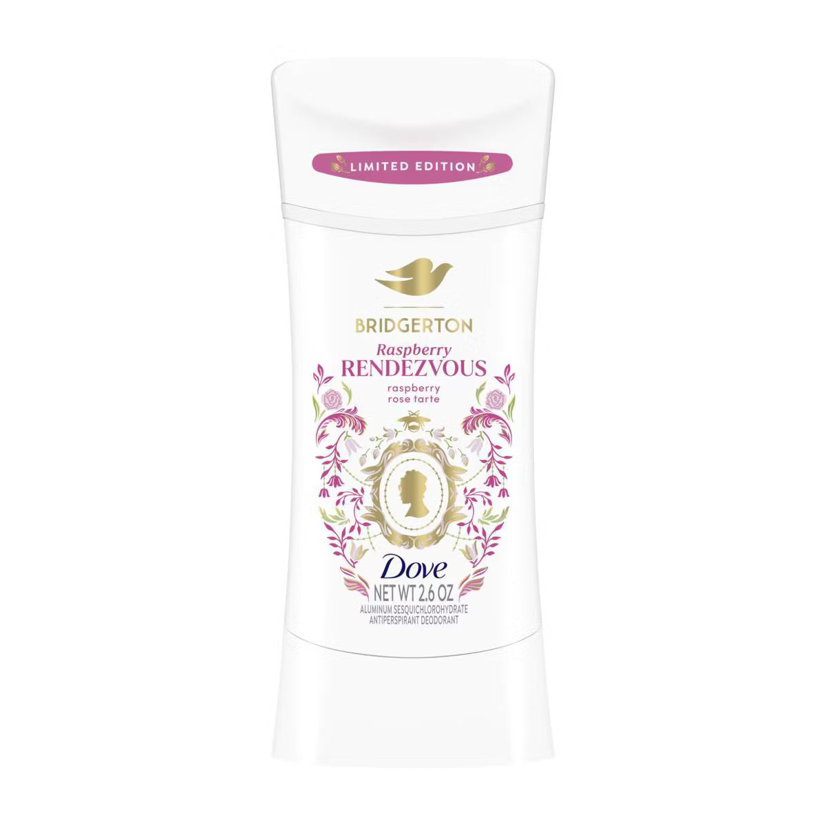 PREORDEN -Dove Beauty Limited Edition Bridgerton Antiperspirant & Deodorant Stick - Raspberry Rendezvous - Raspberry and Vanilla Scent - 2.6oz- 2 A 4 SEMANAS EN LLEGAR