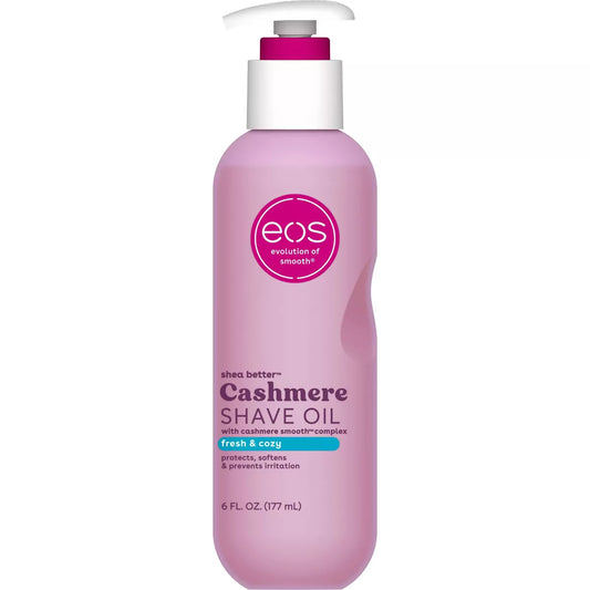 PREORDEN -eos Cashmere Shave Oil Fresh and Cozy - 6 fl oz - 2 A 4 SEMANAS EN LLEGAR