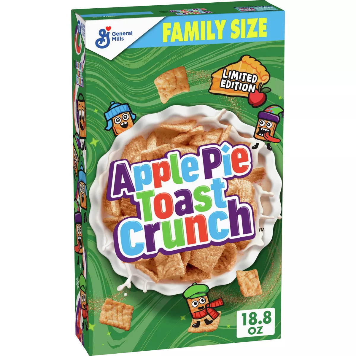 PREORDEN -Cinnamon Toast Crunch Apple Pie Toast Crunch Family Size Cereal - 18.8oz | REVISA TIEMPOS DE ENTREGA