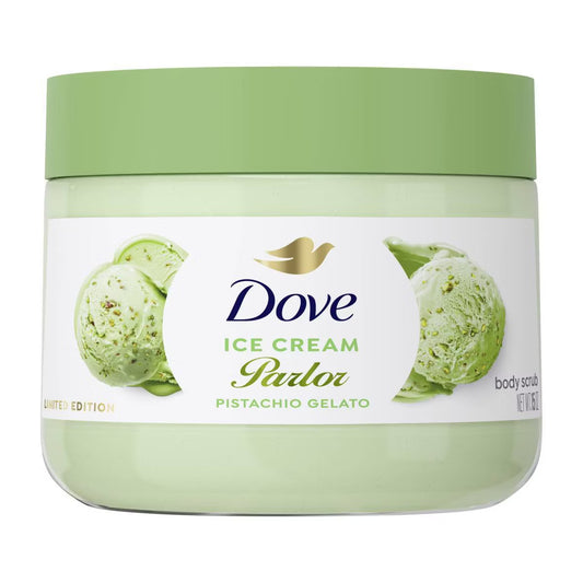 PREORDEN -Dove Beauty Body Scrub - Pistachio Gelato - 15oz- 2 A 4 SEMANAS EN LLEGAR