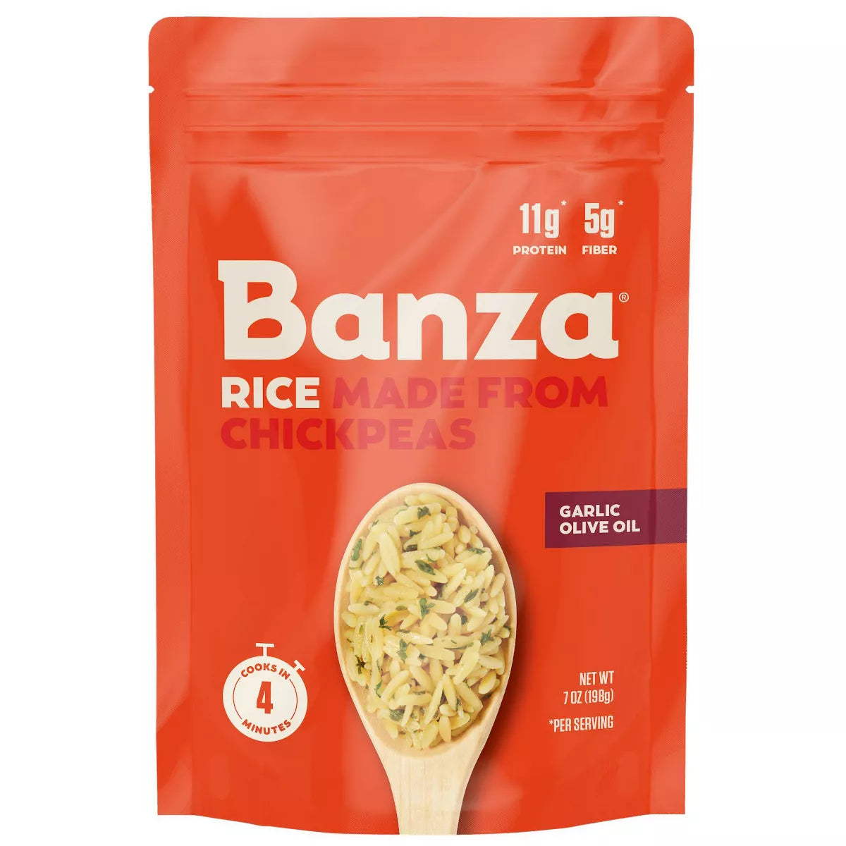 Banza Garlic Olive Oil Chickpea Rice Mix - 7oz