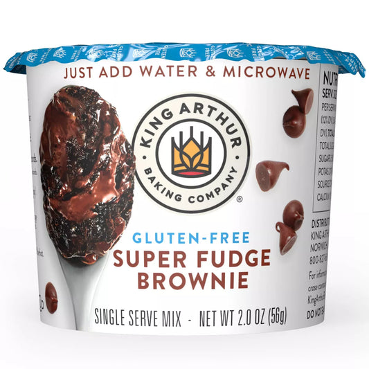 King Arthur Gluten Free Super Fudge Brownie Single Serve Mix - 2oz