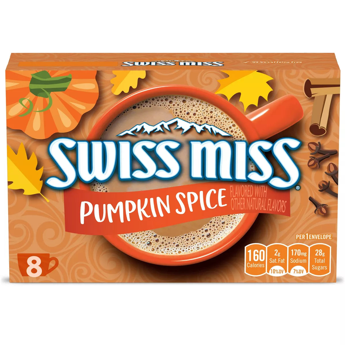 PREORDEN -Swiss Miss Pumpkin Spice Hot Cocoa Mix - 1.38oz | REVISA TIEMPOS DE ENTREGA