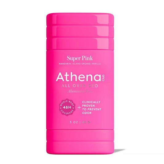 PREORDEN -Athena Club All Over Deodorant - Super Pink - 3oz - 2 A 4 SEMANAS EN LLEGAR