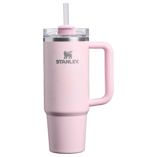 PREORDEN - Stanley 30 oz Stainless Steel H2.0 FlowState Quencher Tumbler Pink Sugar Spider Webs- 2 A 4 SEMANAS EN LLEGAR