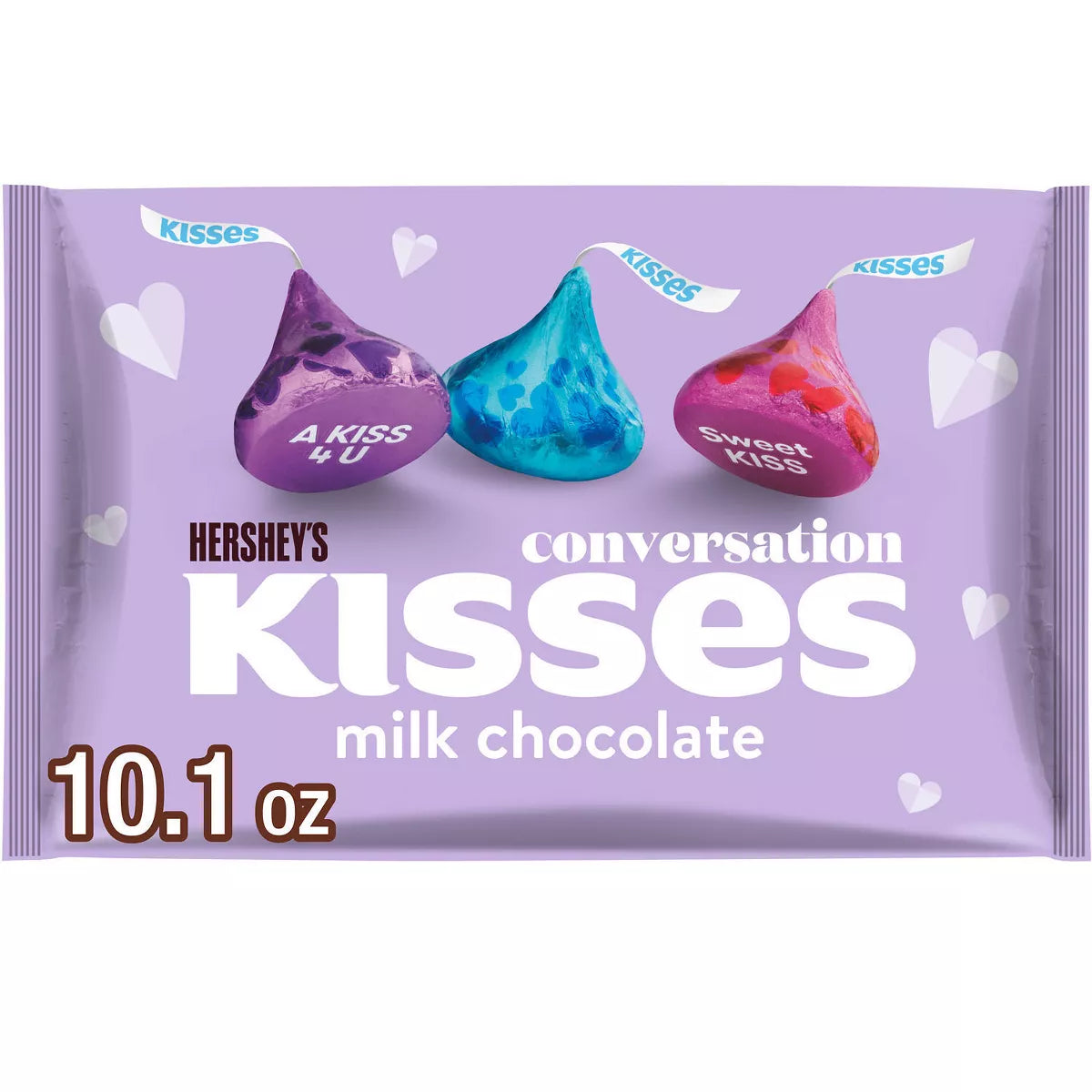 PREORDEN -Hershey's Kisses Conversation Valentine's Day Milk Chocolate Candy - 10.1oz - 2 A 4 SEMANAS EN LLEGAR