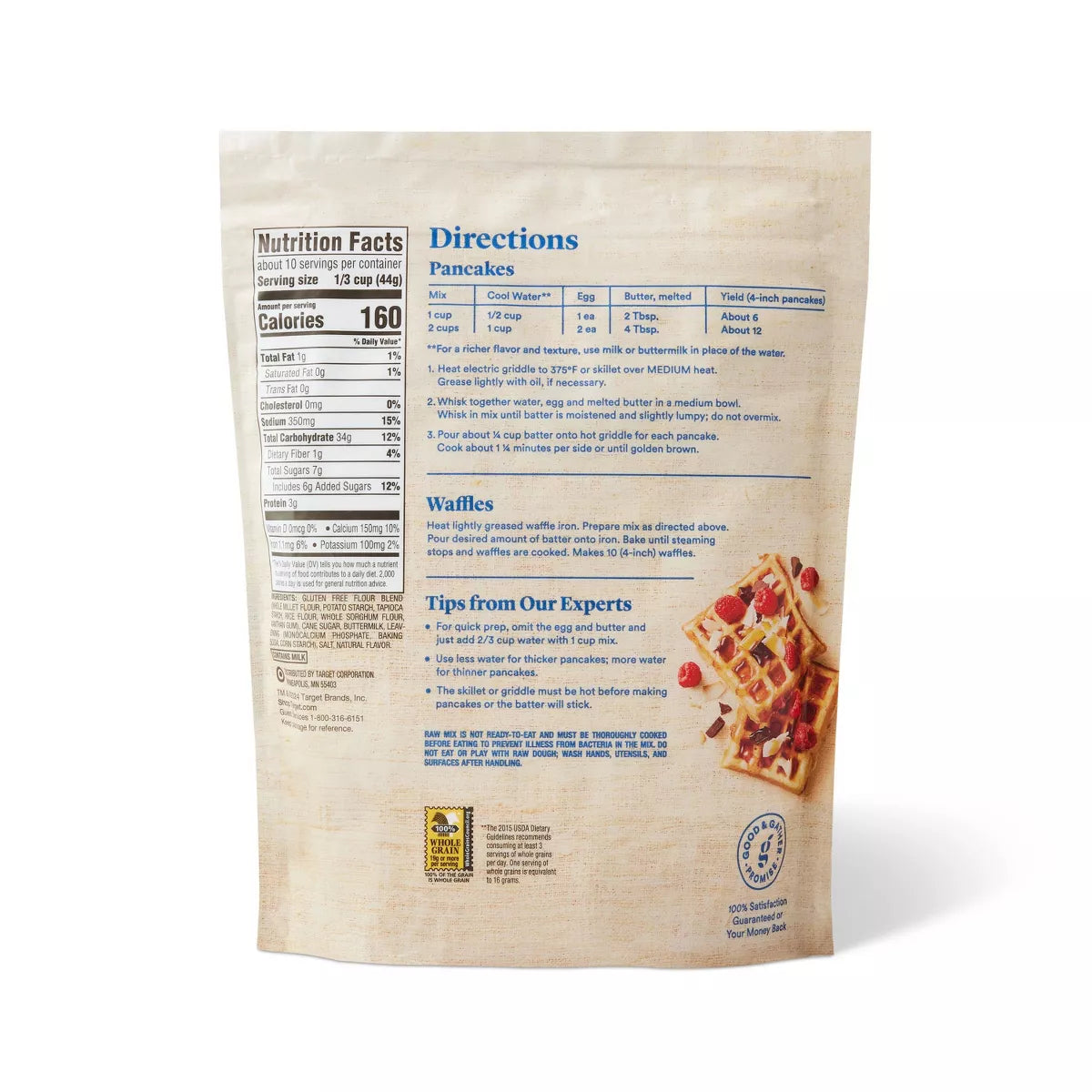 Gluten Free Buttermilk Pancake & Waffle Mix - 16oz - Good & Gather™