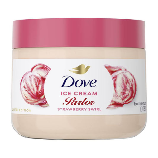 PREORDEN -Dove Beauty Body Scrub - Strawberry Swirl - 15oz- 2 A 4 SEMANAS EN LLEGAR