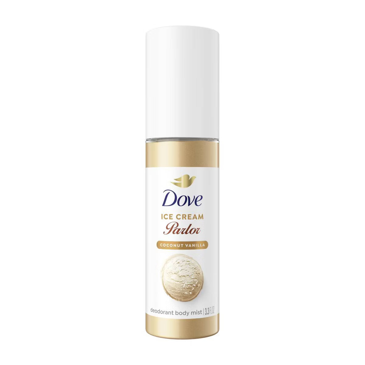 PREORDEN -Dove Beauty Ice Cream Parlor Body Mist - Coconut Vanilla - 3.3oz- 2 A 4 SEMANAS EN LLEGAR