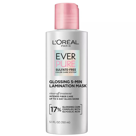 PREORDEN -L'Oreal Paris EverPure Sulfate Free Hair Gloss Glossing Lamination Mask - 5.1 fl oz - 2 A 4 SEMANAS EN LLEGAR