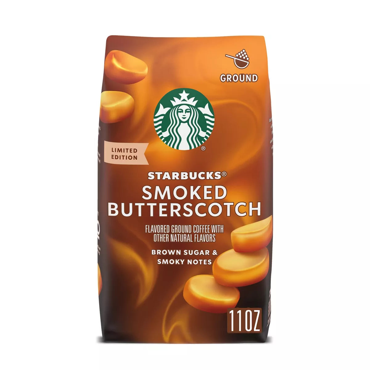 PREORDEN -Starbucks Smoked Butterscotch Ground Coffee - 11oz | REVISA TIEMPOS DE ENTREGA