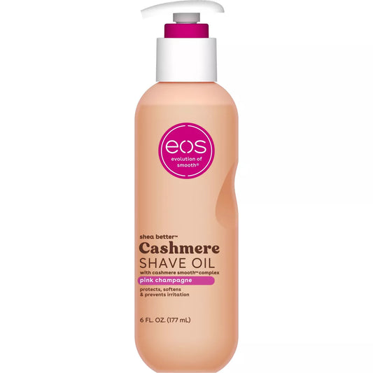 PREORDEN -eos Cashmere Shave Oil Pink Champagne - 6 fl oz - 2 A 4 SEMANAS EN LLEGAR