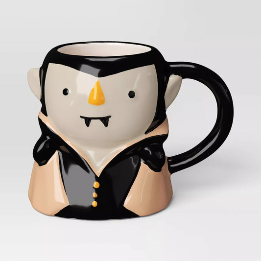 PREORDEN -15 fl oz Halloween Stoneware Figural Vampire Mug - Hyde & EEK! Boutique™-REVISA TIEMPOS DE ENTREGA