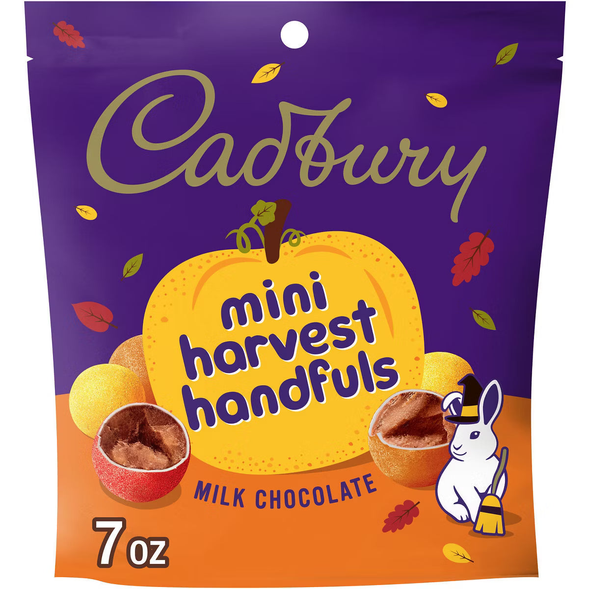 PREORDEN - Cadbury Mini Harvest Handfuls Milk Chocolate Sugar Shell Fall Halloween Candy - 7oz - 2 A 4 SEMANAS EN LLEGAR