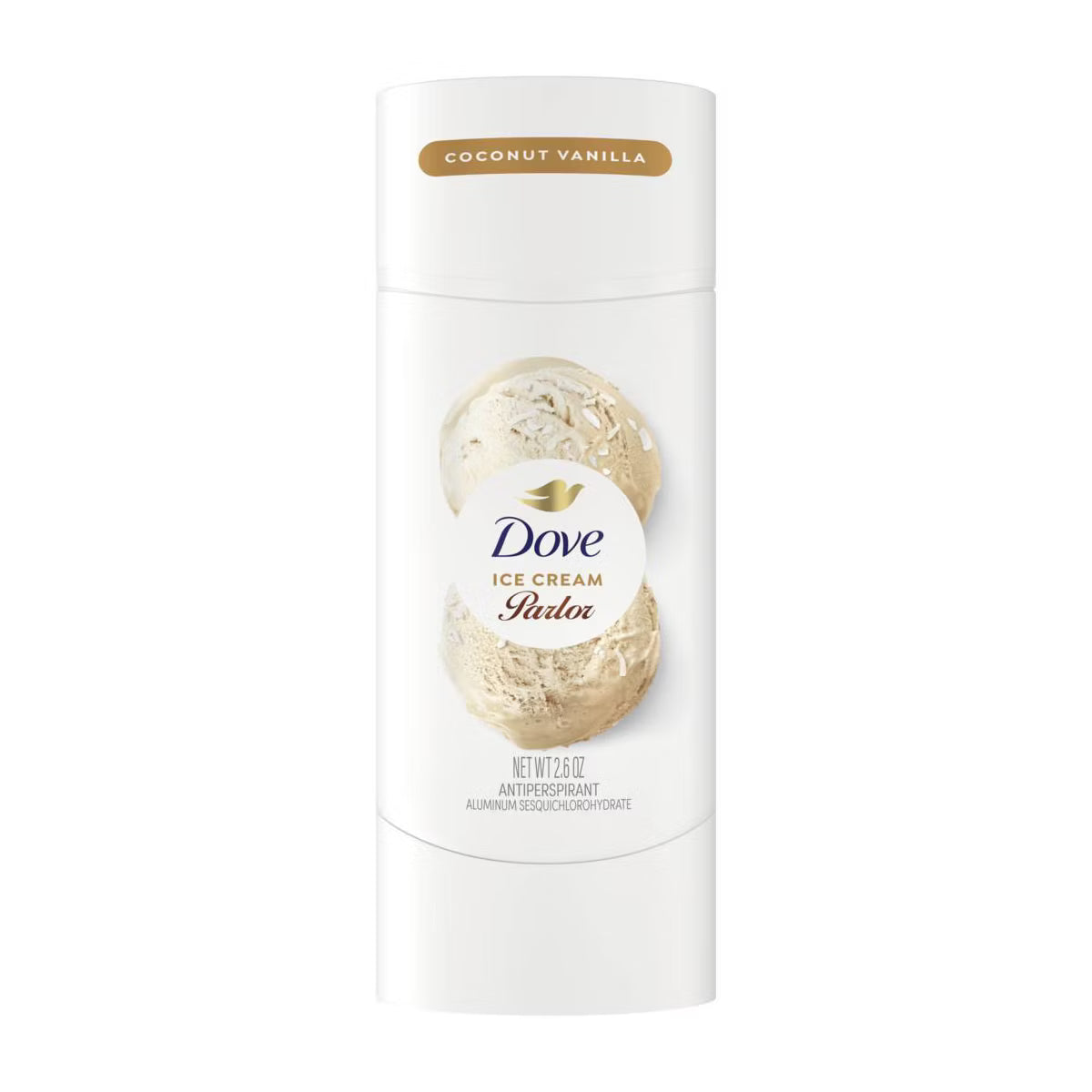 PREORDEN -Dove Beauty Ice Cream Parlor Antiperspirant & Deodorant Stick - Coconut Vanilla - 2.6oz- 2 A 4 SEMANAS EN LLEGAR