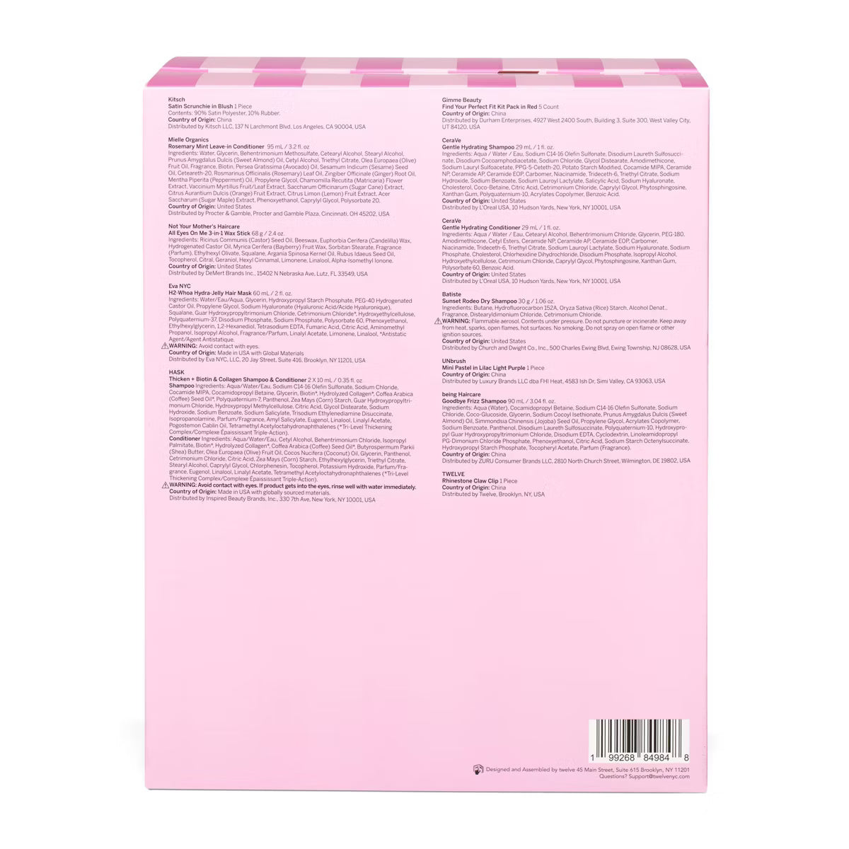 PREORDEN - The Ultimate Haircare Advent Calendar - 12pc - 2 A 4 SEMANAS EN LLEGAR