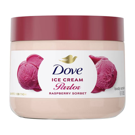 PREORDEN -Dove Beauty Body Scrub - Raspberry Sorbet - 15oz- 2 A 4 SEMANAS EN LLEGAR