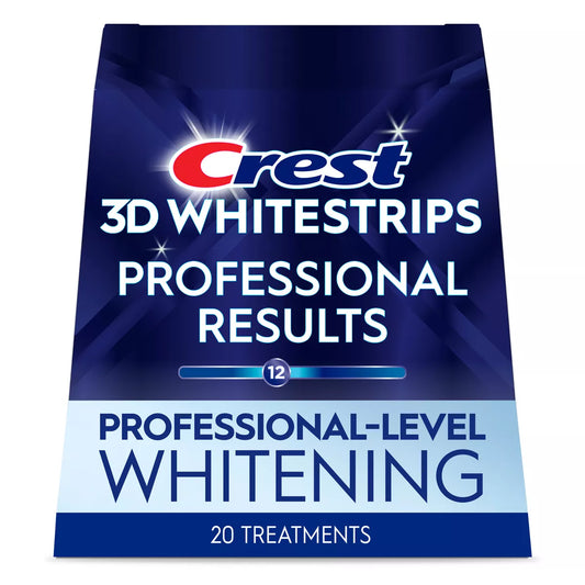 PREORDEN -Crest 3D Whitestrips Professional White Teeth Whitening Kit, 20 Treatments - 2 A 4 SEMANAS EN LLEGAR