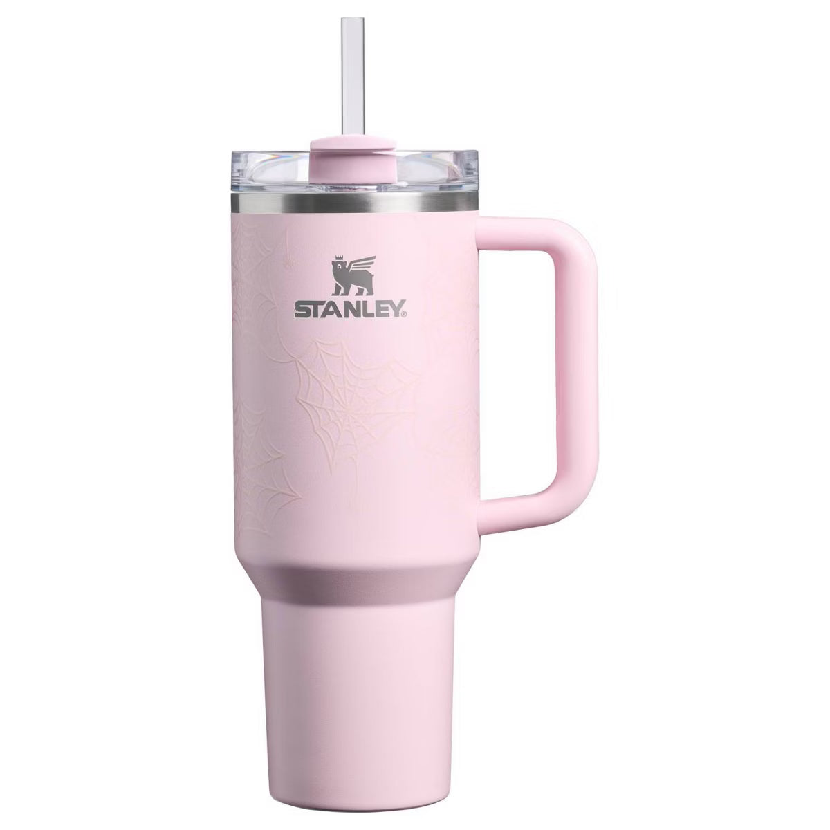 PREORDEN - Stanley 40 oz Stainless Steel H2.0 FlowState Quencher Tumbler Pink Sugar Spider Webs - 2 A 4 SEMANAS EN LLEGAR