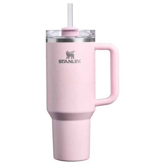 PREORDEN - Stanley 40 oz Stainless Steel H2.0 FlowState Quencher Tumbler Pink Sugar Spider Webs - 2 A 4 SEMANAS EN LLEGAR