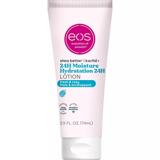 PREORDEN -eos Mini Body Lotion - Fresh & Cozy - Travel Size - 2.5 fl oz - 2 A 4 SEMANAS EN LLEGAR