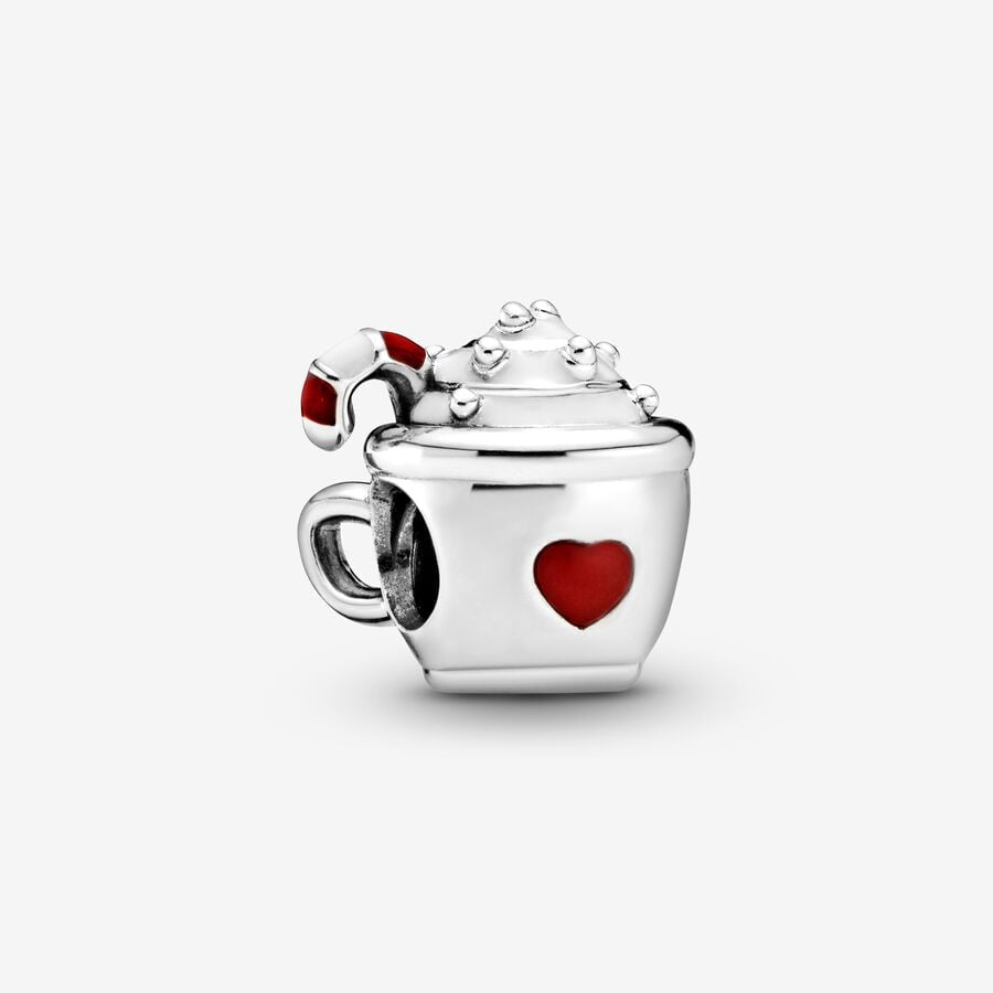 PREORDEN- Cocoa and Candy Cane Charm | Pandora - REVISA TIEMPOS DE ENTREGA