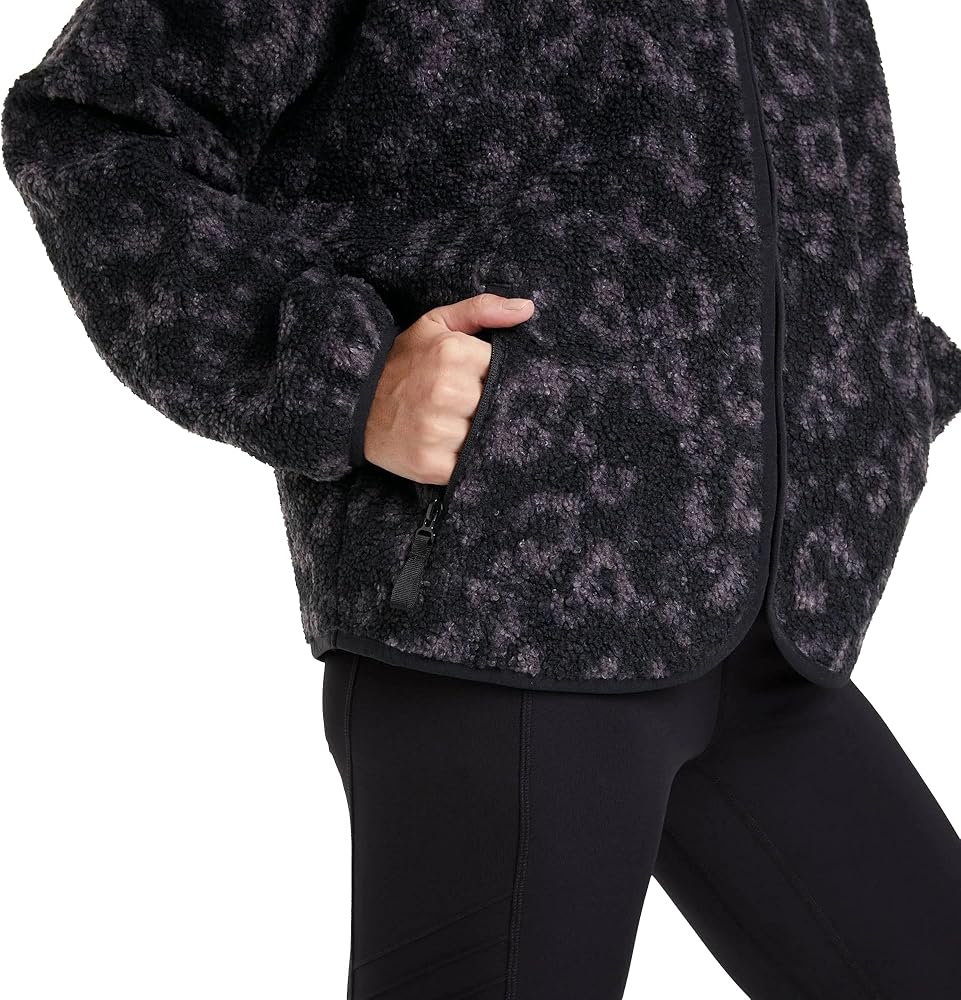 All in Motion Women's Sherpa Cropped Jacket - NO CAMBIOS NI DEVOLUCIONES