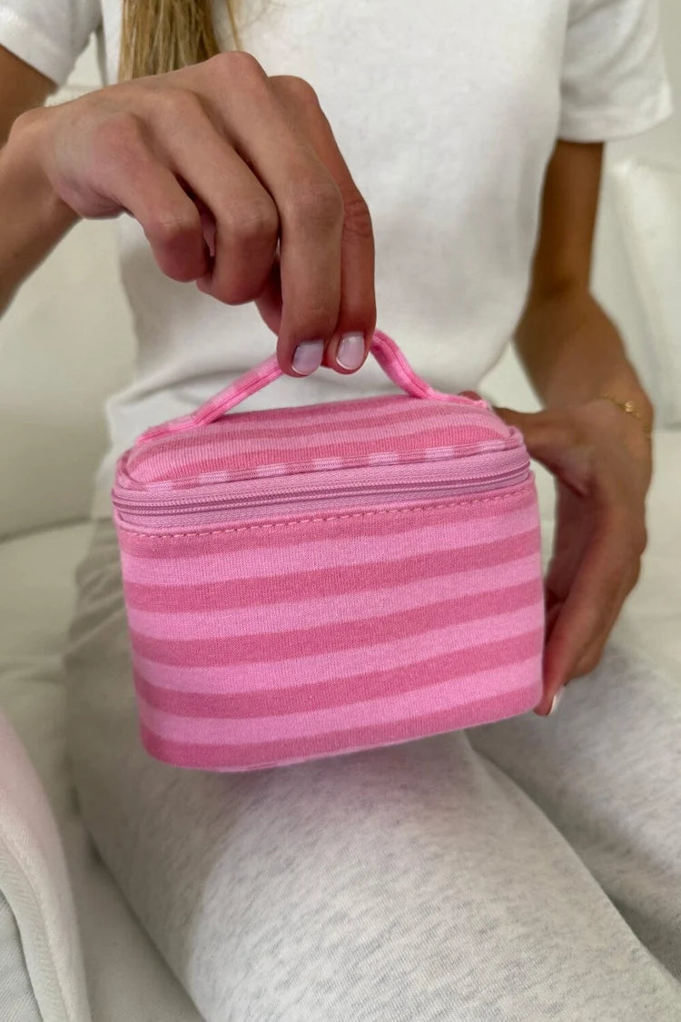 PREORDEN - STRIPES MAKEUP BAG - 2 A 4 SEMANAS EN LLEGAR