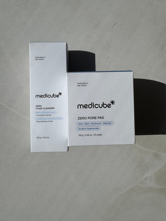 ZERO PORE CLEANSER AND TONER PADS SET | MEDICUBE