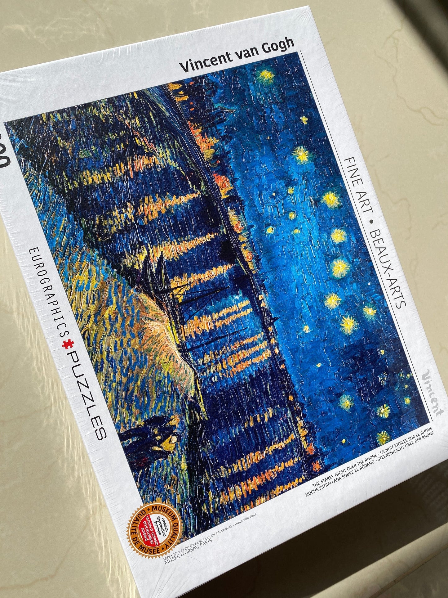 Starry Night Over the Rhone by Vincent Van Gogh - 1000 piezas