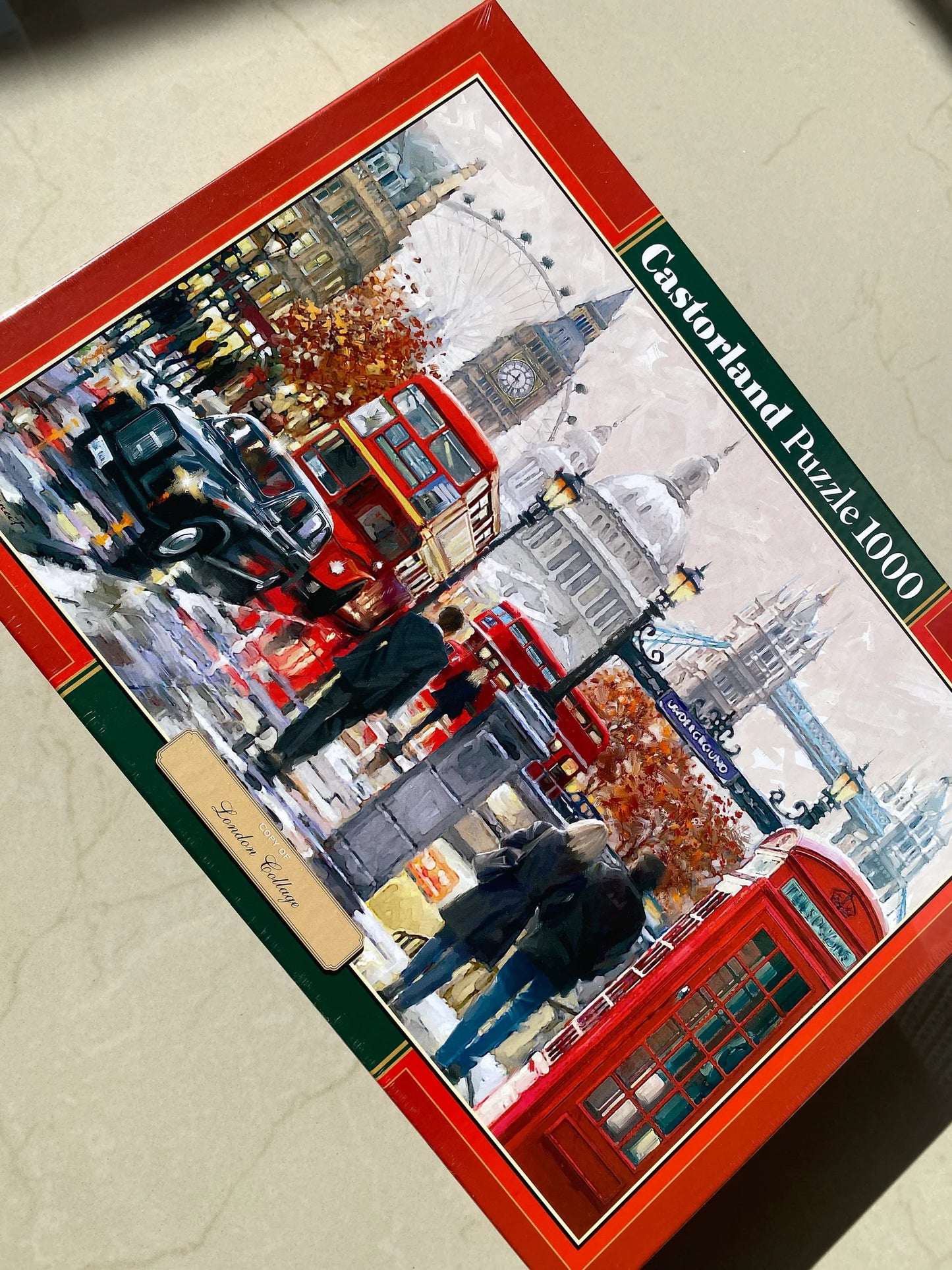Castorland 1000 Piece Jigsaw Puzzle, London Collage