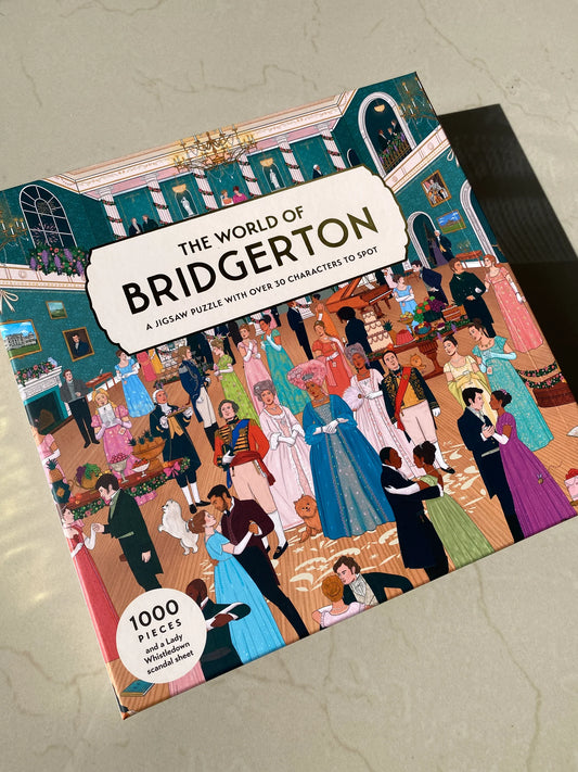 The World of Bridgerton 1000 Piece Puzzle: A 1000-Piece Jigsaw Puzzle with Over 30 Characters to Spot