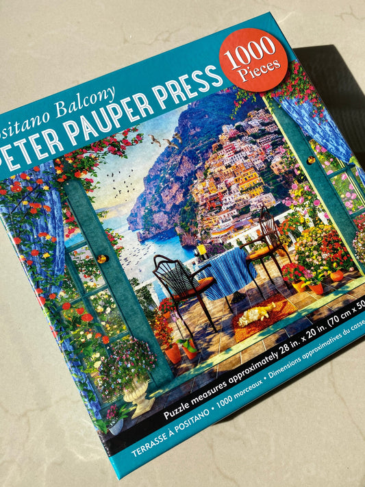 Positano Balcony 1000-Piece Jigsaw Puzzle