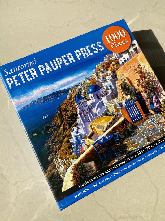 Santorini 1000 Piece Jigsaw Puzzle