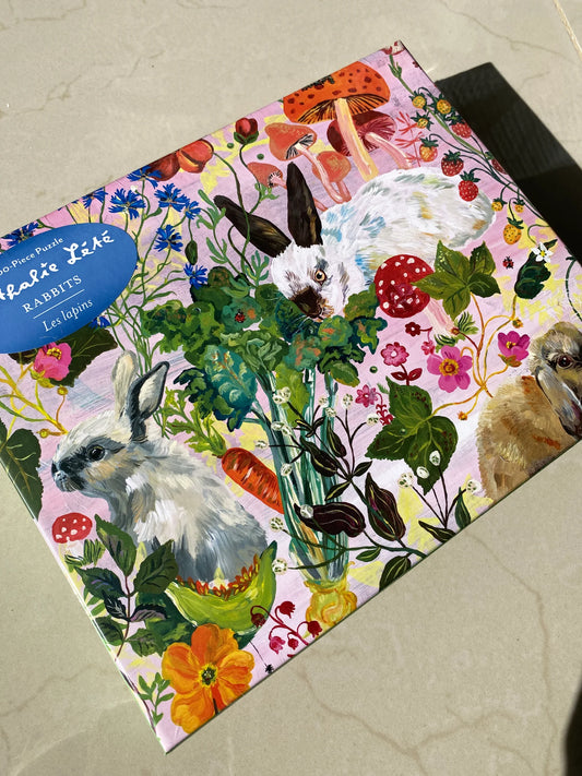 Nathalie Lété Rabbits 500-Piece Puzzle