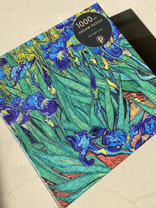 Van Gogh's Irises 1000 Piece Jigsaw Puzzle