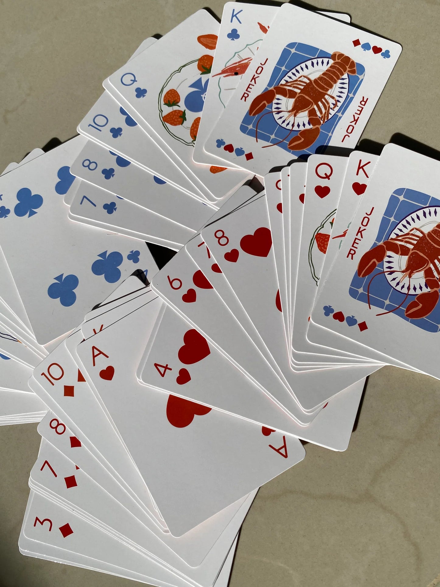 Mediterranean Summer Playing Cards - Artist Designed Deck of Cards