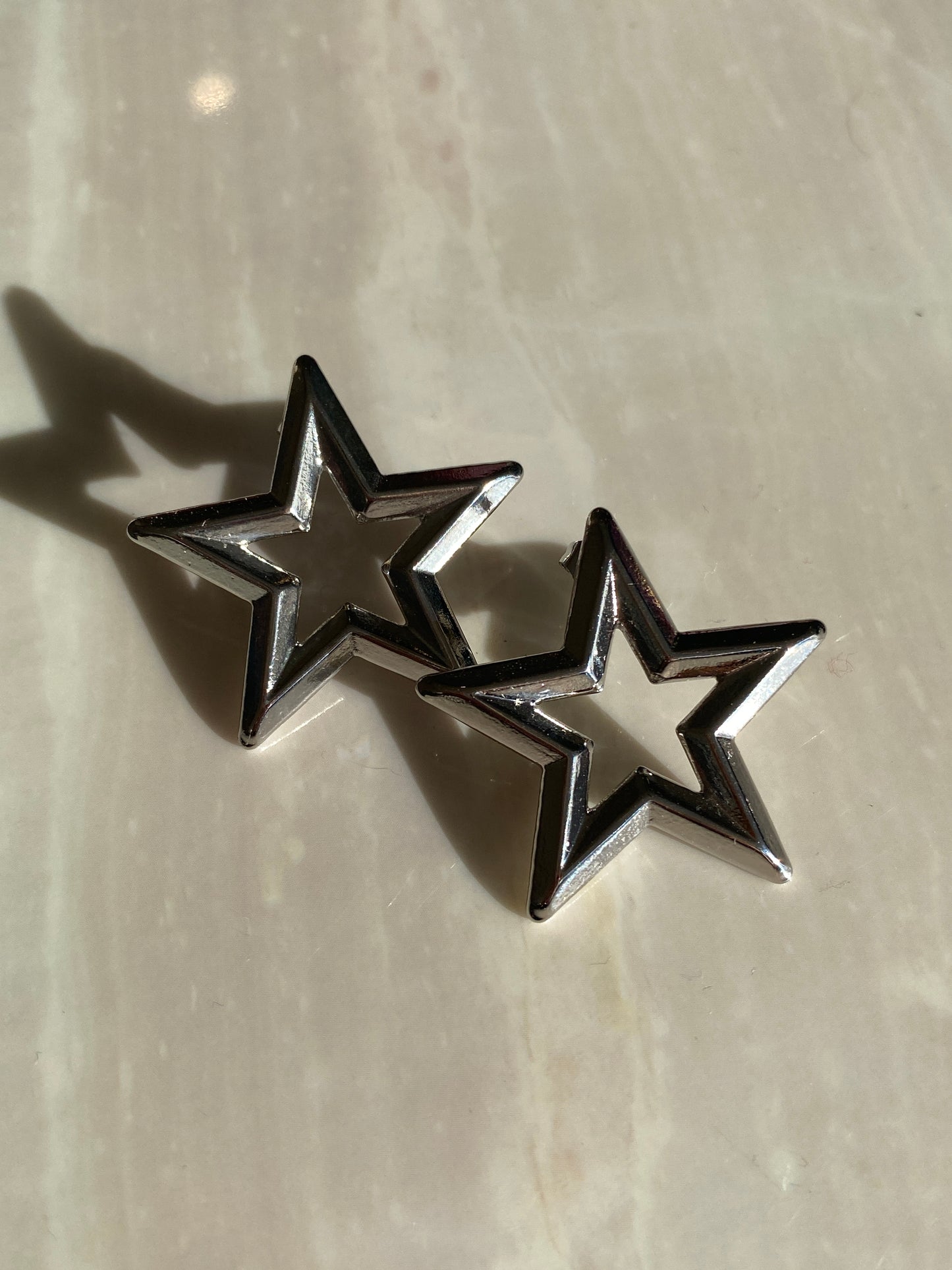 ARETES PLATEADOS ACERO INOXIDABLE