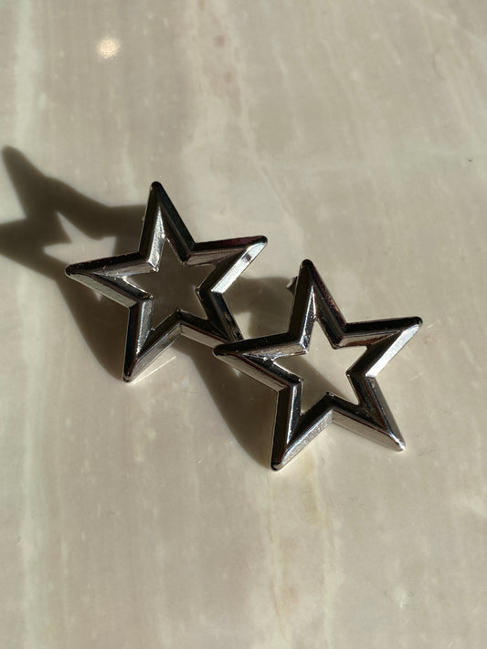 ARETES PLATEADOS ACERO INOXIDABLE