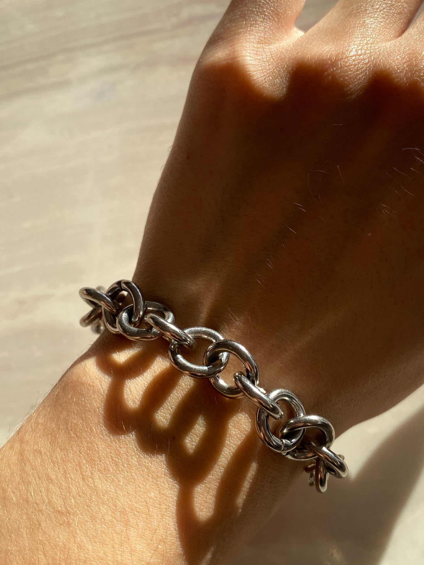 PULSERA PLATEADA ACERO INOXIDABLE