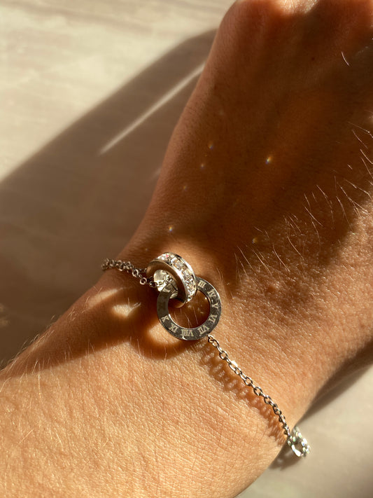 PULSERA PLATEADA ACERO INOXIDABLE