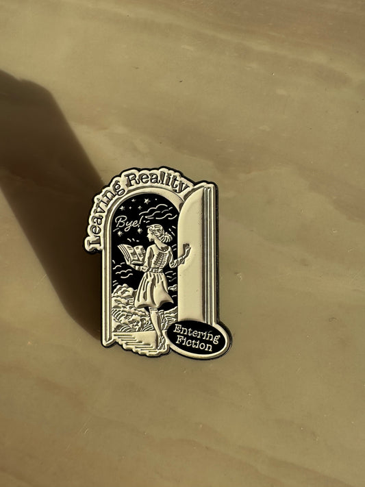 PIN LEAVING REALITY, ENTERING FICTION