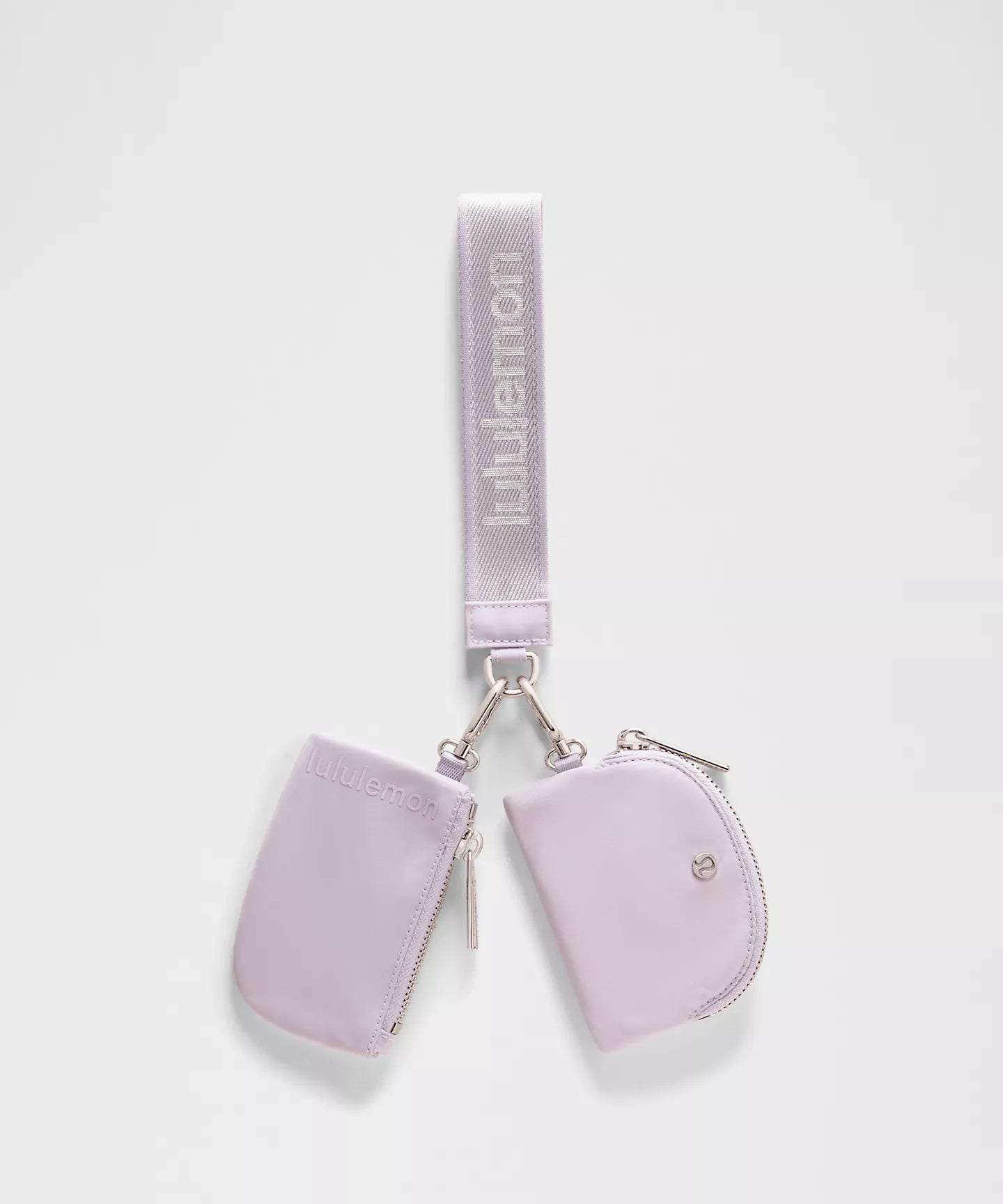 PREORDEN -Dual Pouch Wristlet Metallic Wordmark - 2 A 4 SEMANAS EN LLEGAR