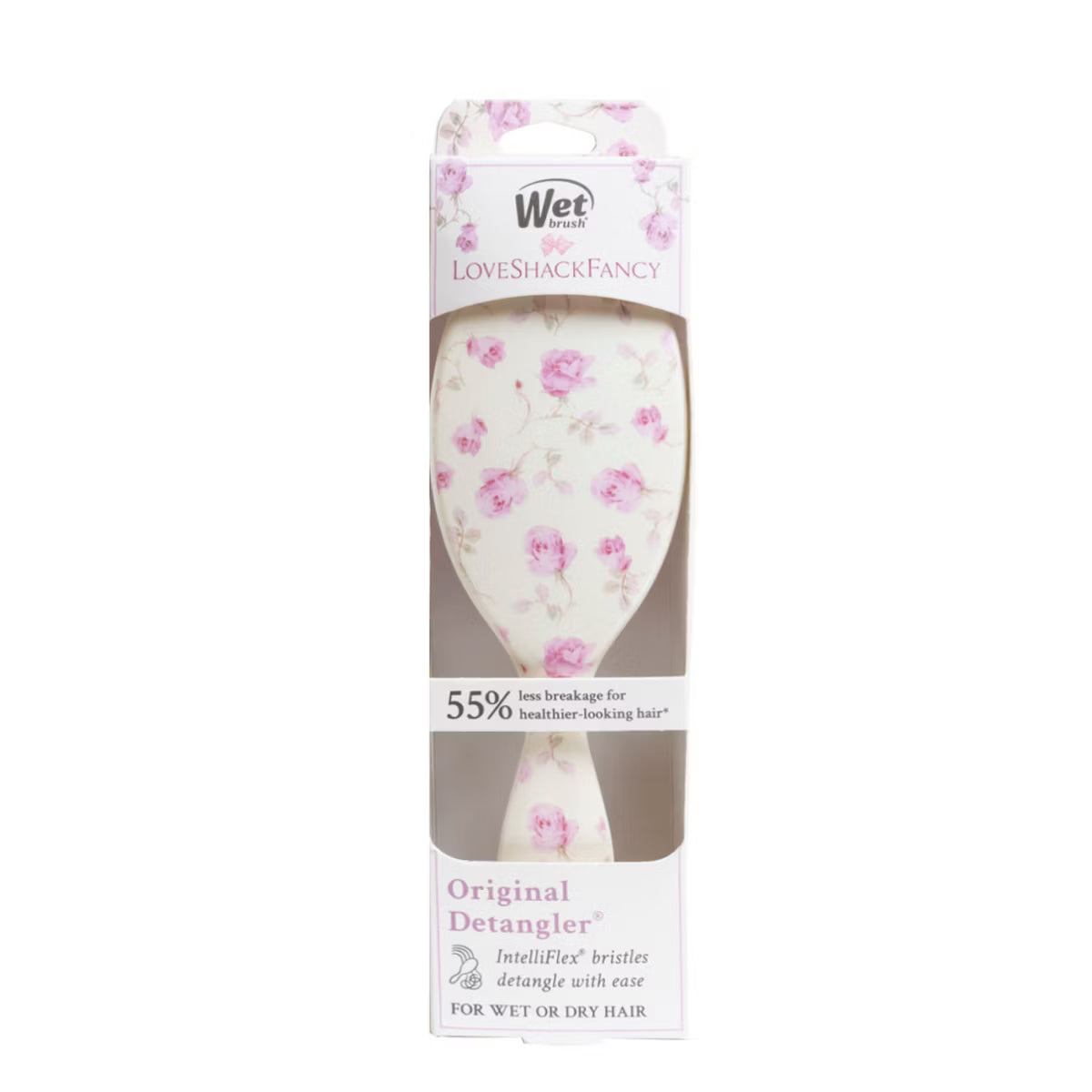 PREORDEN -LoveShackFancy x Target – WetBrush Ribbon Rosa Original Detangler Brush Sterling Dusk- 2 A 4 SEMANAS EN LLEGAR